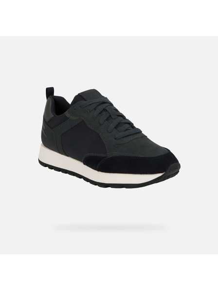 Geox Tmavě zelené pánské tenisky Geox Partenio