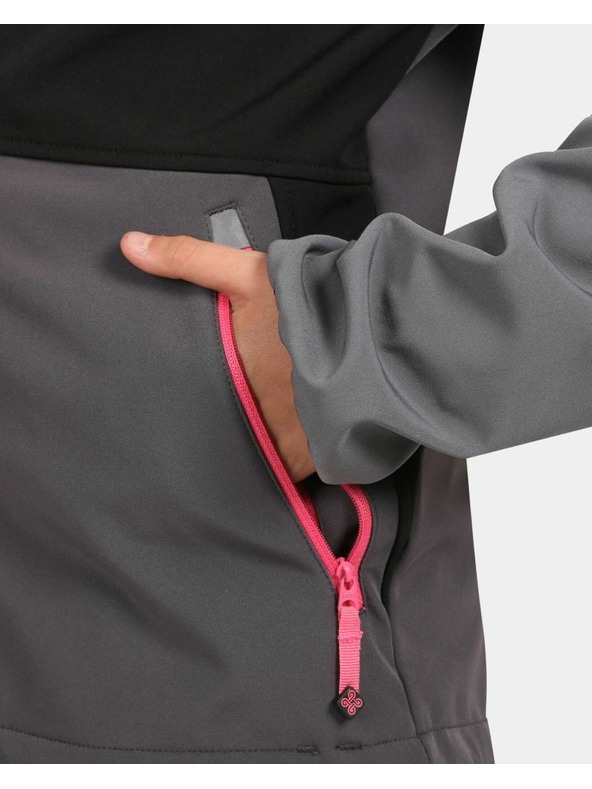 Kilpi Dívčí softshellová bunda Kilpi RAVIA-J Černá