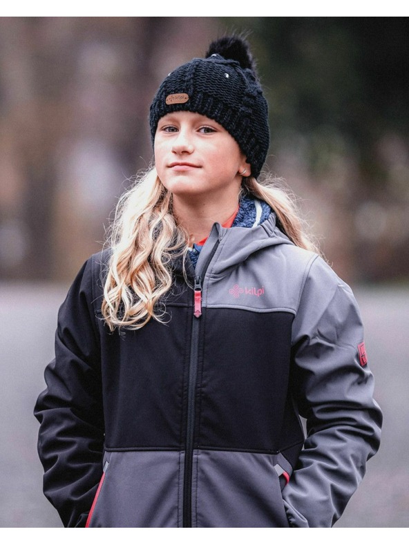 Kilpi Dívčí softshellová bunda Kilpi RAVIA-J Černá