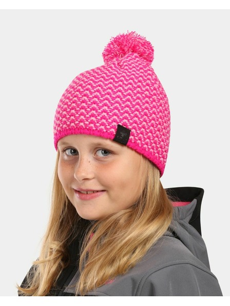 Kilpi Dětská zimní čepice Kilpi PAULO-J Růžová
