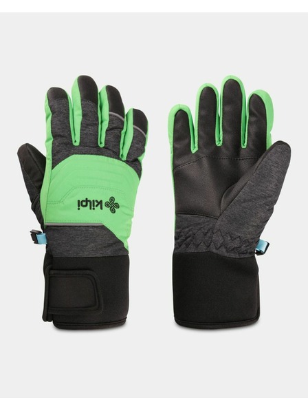 Kilpi Dětské lyžařské rukavice Kilpi SKIMI-J Zelená