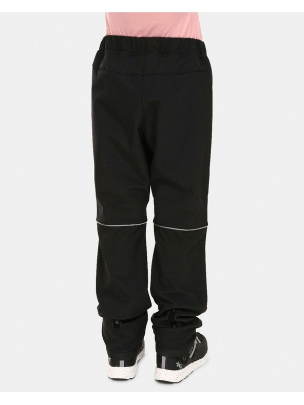 Kilpi Dětské softshellové outdoorové kalhoty Kilpi RIZO-J Černá