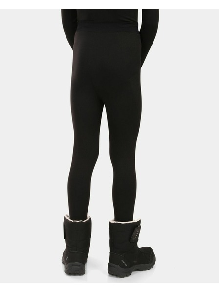 Kilpi Dětské bezešvé termo kalhoty Kilpi NIEL-JB Černá