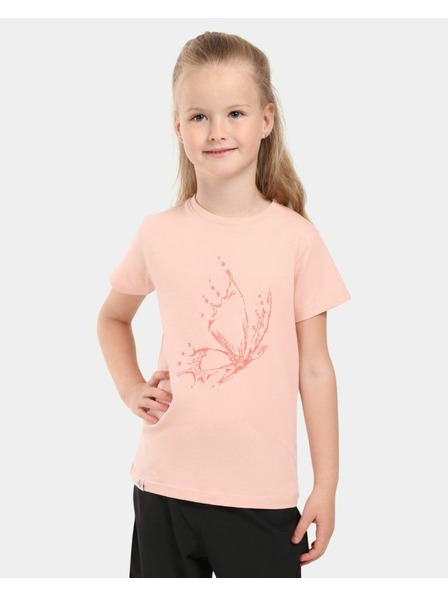 Kilpi Dívčí bavlněné tričko Kilpi MALGA-JG Korálová