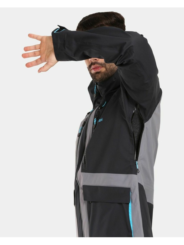 Kilpi Pánská hardshellová bunda Kilpi LTD ARCHER-M Černá