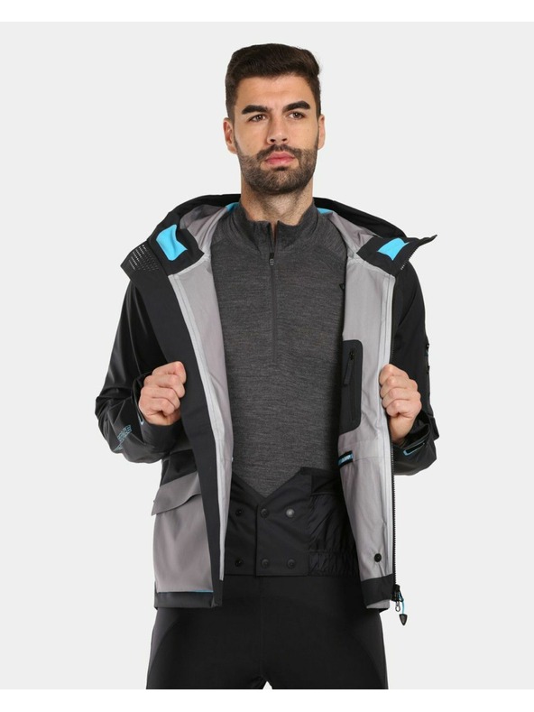 Kilpi Pánská hardshellová bunda Kilpi LTD ARCHER-M Černá