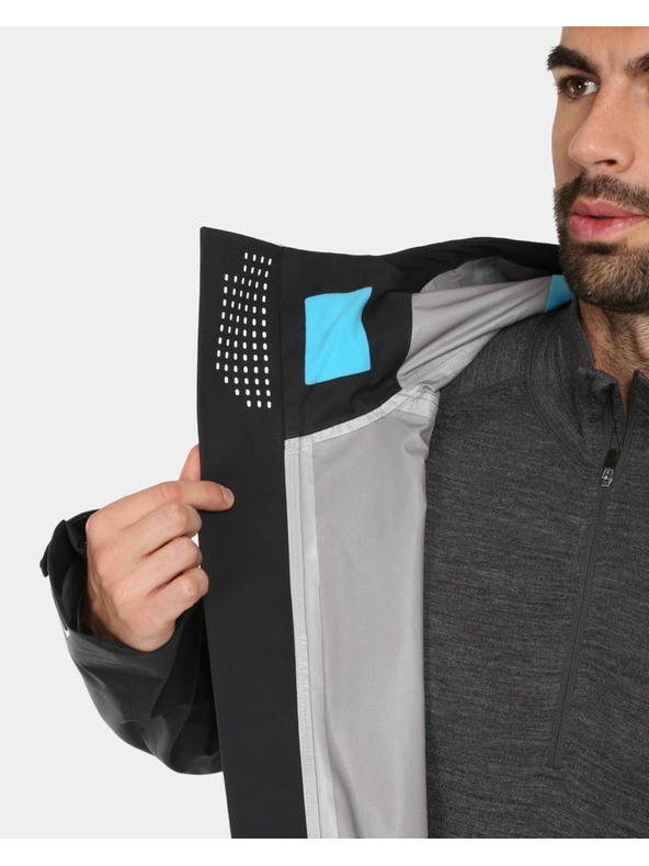 Kilpi Pánská hardshellová bunda Kilpi LTD ARCHER-M Černá