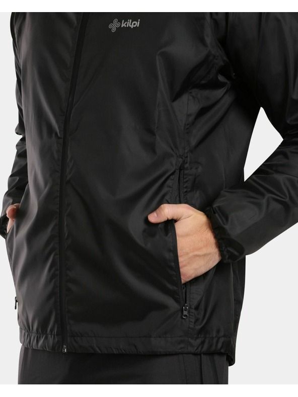 Kilpi Outdoorová nepromokavá bunda Kilpi JALUU-U Černá