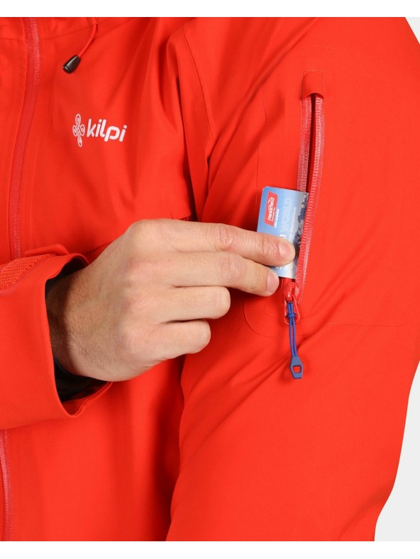 Kilpi Pánská hardshellová bunda Kilpi TRINITY-M Červená