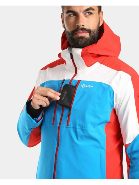 Kilpi Prémiová unisex lyžařská bunda Kilpi DEXEN-U Modrá - červená