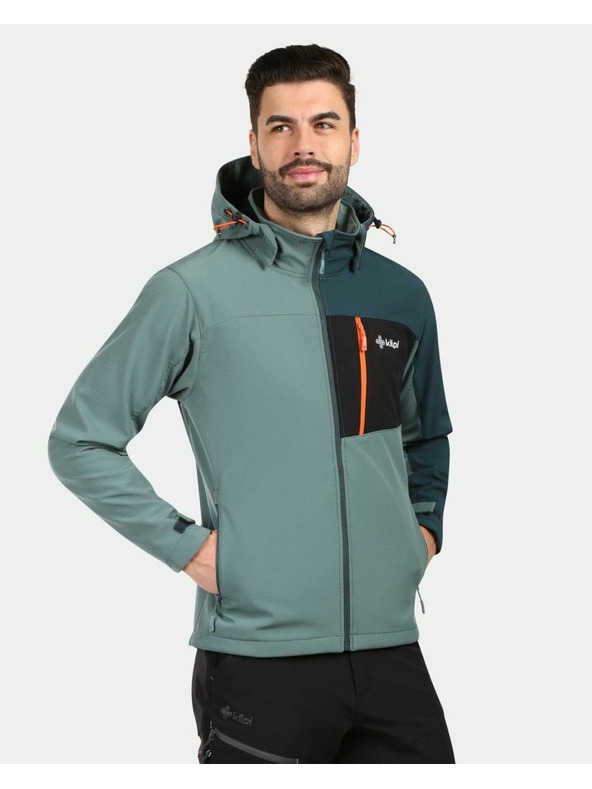 Kilpi Pánská softshellová bunda Kilpi ONTAVIO-M Khaki