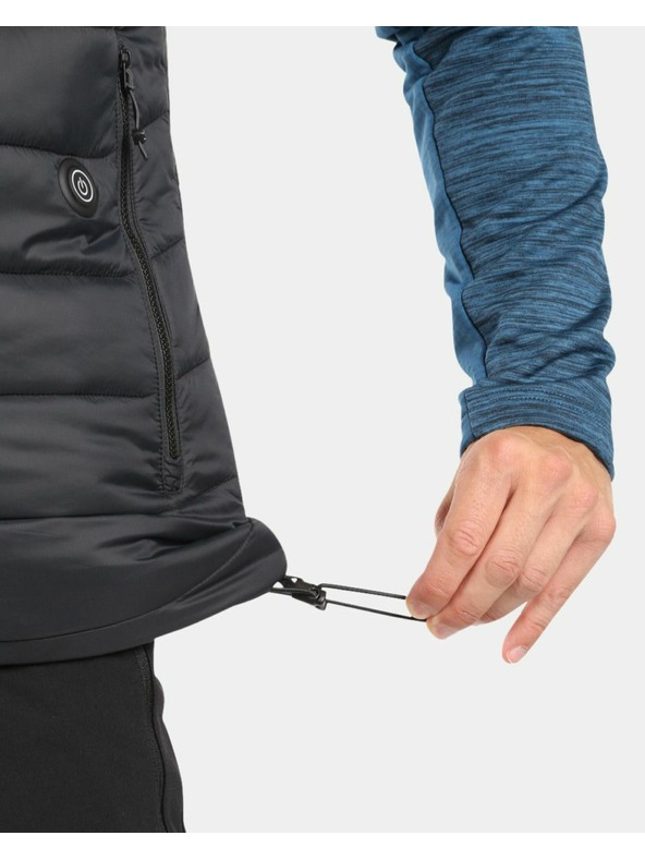 Kilpi Pánská vesta s integrovanými vyhřívacími panely Kilpi HEATEO-M Černá