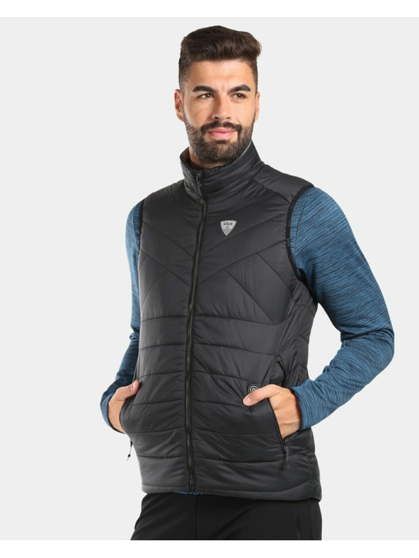 Kilpi Pánská vesta s integrovanými vyhřívacími panely Kilpi HEATEO-M Černá