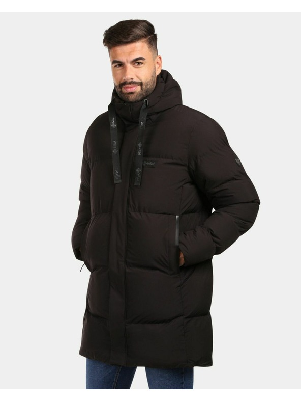 Kilpi Pánský zateplený kabát Kilpi NELSON-M Černá