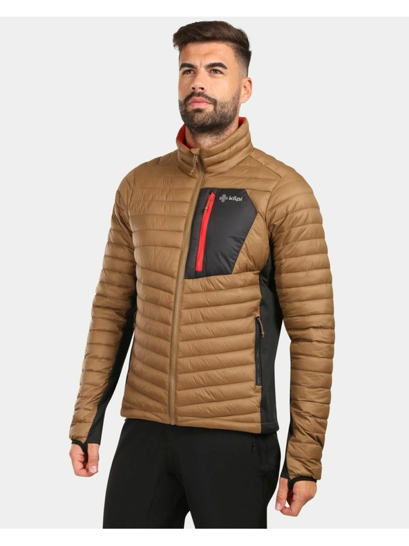 Kilpi Pánská zateplená bunda Kilpi ACTIS-M Hnědá