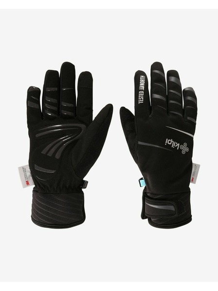 Kilpi Unisex softshellové rukavice Kilpi ROT-U Černá