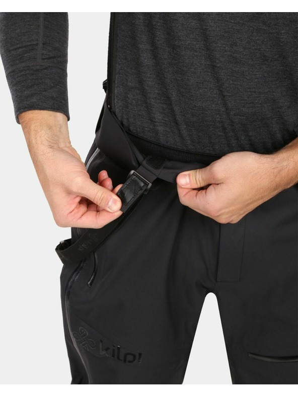 Kilpi Pánské hardshellové kalhoty Kilpi LAZZARO-M Černá