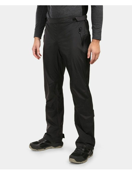 Kilpi Pánské nepromokavé hardshellové kalhoty Kilpi ALPIN-M Černá