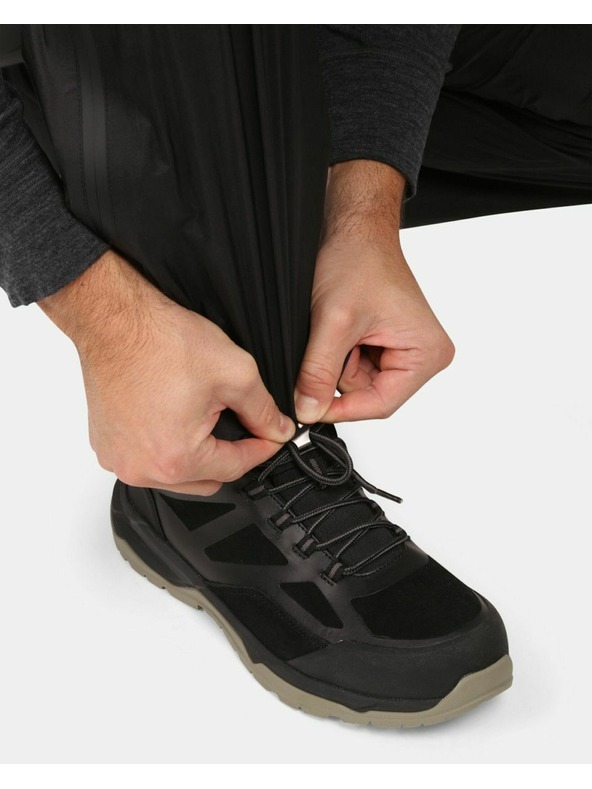 Kilpi Pánské nepromokavé hardshellové kalhoty Kilpi ALPIN-M Černá