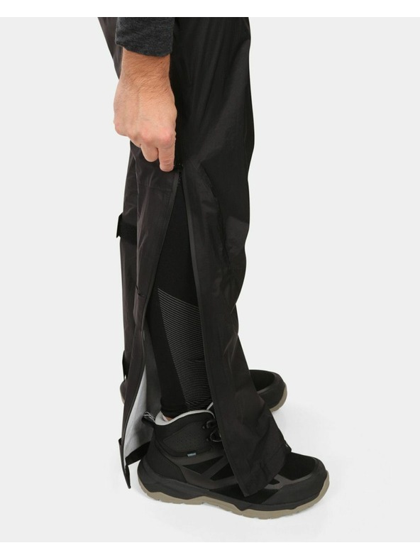 Kilpi Pánské nepromokavé hardshellové kalhoty Kilpi ALPIN-M Černá