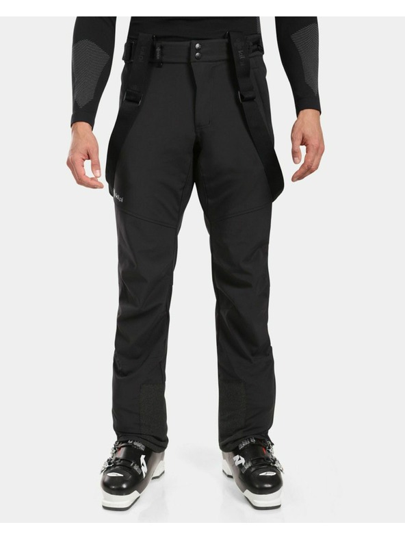 Kilpi Pánské softshellové lyžařské kalhoty Kilpi RHEA-M Černá