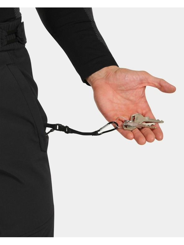 Kilpi Pánské softshellové lyžařské kalhoty Kilpi RHEA-M Černá