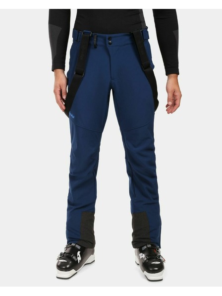Kilpi Pánské softshellové lyžařské kalhoty Kilpi RHEA-M Tmavě modrá