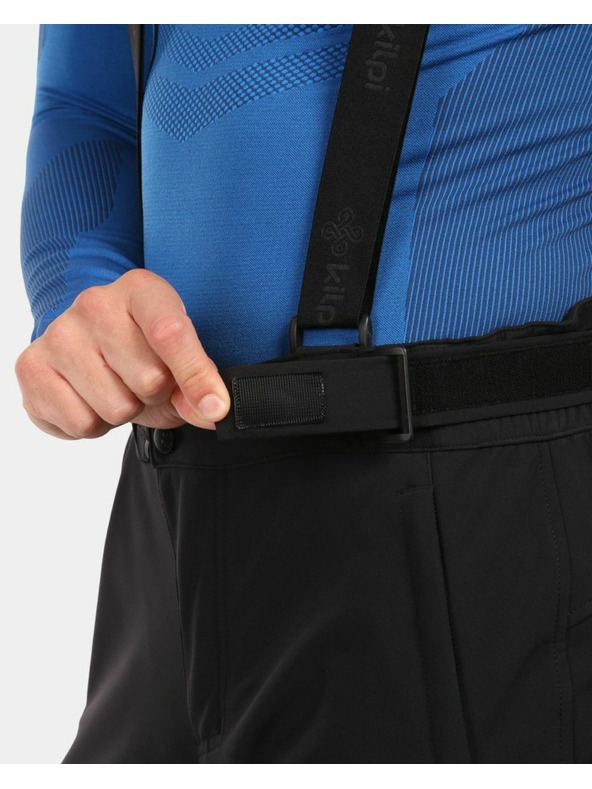 Kilpi Pánské softshellové lyžařské kalhoty Kilpi RHEA-M Černá