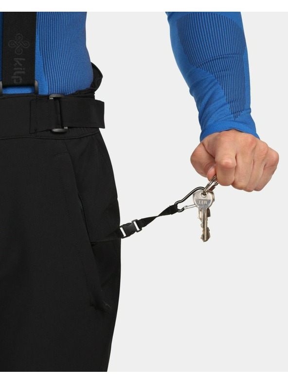 Kilpi Pánské softshellové lyžařské kalhoty Kilpi RHEA-M Černá