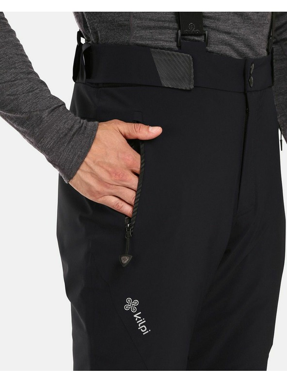Kilpi Pánské luxusní lyžařské kalhoty Kilpi LTD THEMIS-M Černá