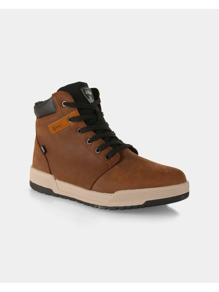 Kilpi Pánská volnočasová sportovní obuv Kilpi LOMAR HIGH WP-M Hnědá