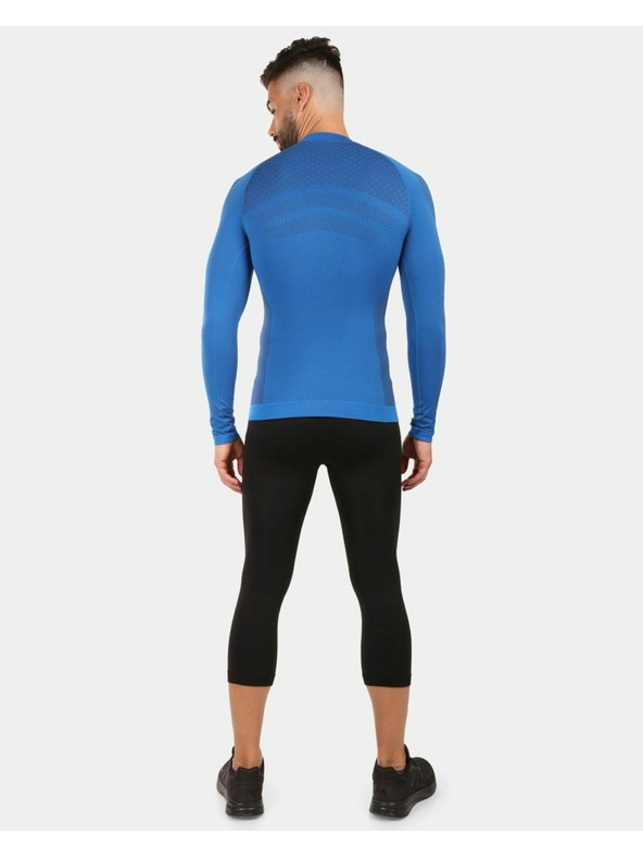 Kilpi Pánské bezešvé termo triko s dlouhým rukávem Kilpi NATHAN-M Modrá