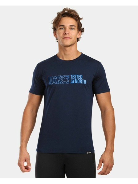 Kilpi Pánské tričko z MERINO WOOL Kilpi SLOPER-M Tmavě modrá