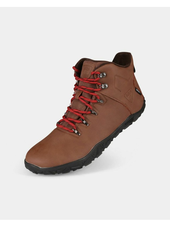 Kilpi Unisex vysoká outdoorová barefoot obuv Kilpi BARE HIGH WP-U Hnědá