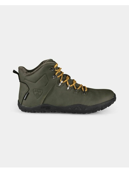 Kilpi Unisex vysoká outdoorová barefoot obuv Kilpi BARE HIGH WP-U Tmavě zelená