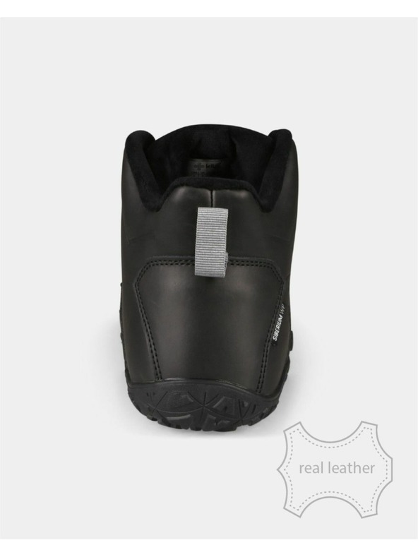 Kilpi Unisex vysoká outdoorová barefoot obuv Kilpi BARE LEATHER HIGH-U Černá