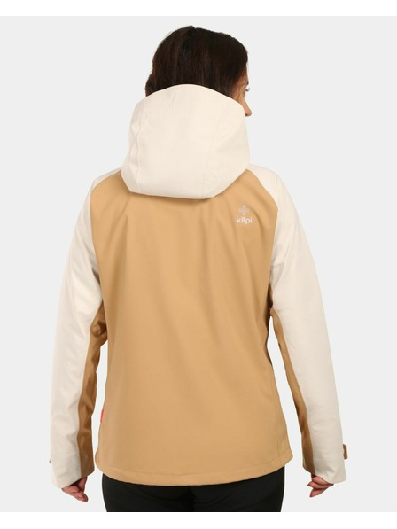 Kilpi Dámská hardshellová bunda Kilpi TRINITY-W Béžová