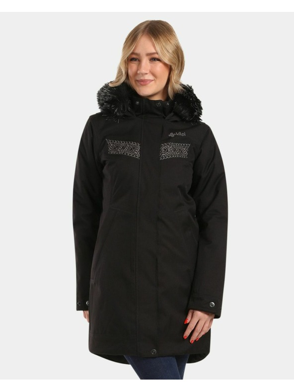 Kilpi Dámský zimní kabát Kilpi PERU-W Černá