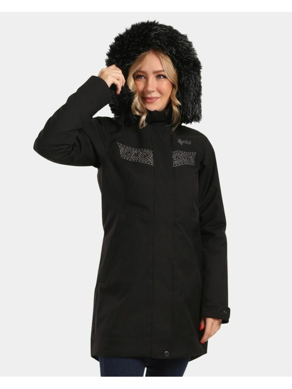 Kilpi Dámský zimní kabát Kilpi PERU-W Černá