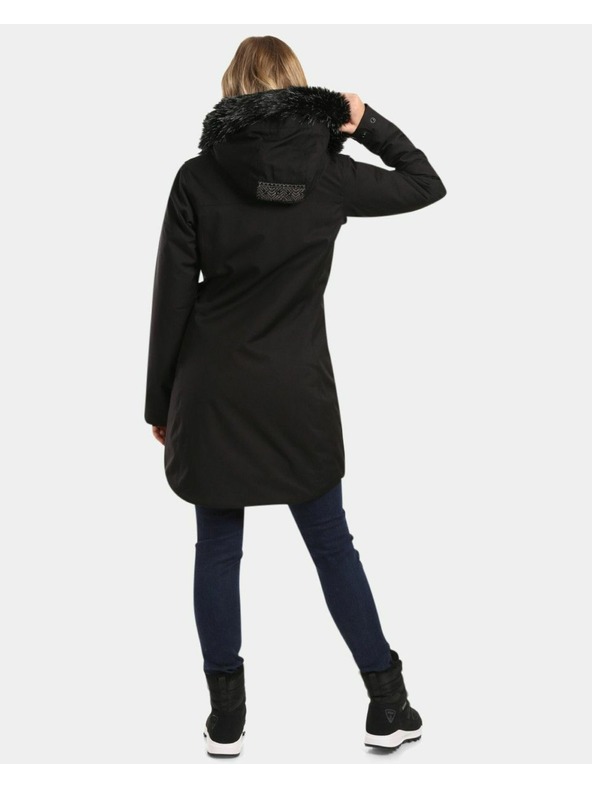 Kilpi Dámský zimní kabát Kilpi PERU-W Černá