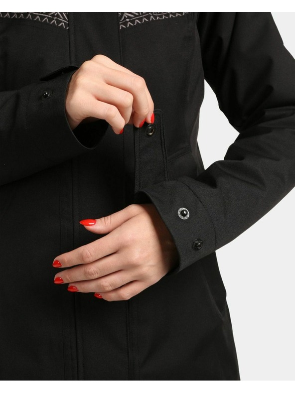 Kilpi Dámský zimní kabát Kilpi PERU-W Černá