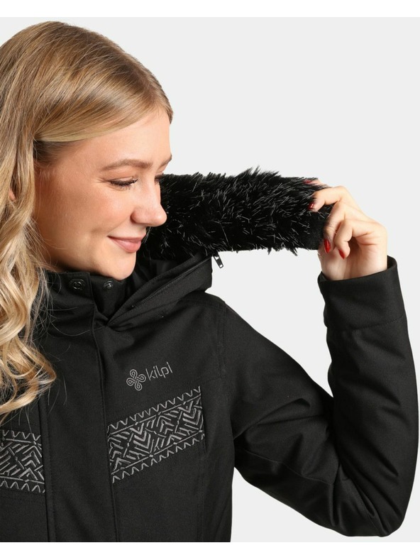 Kilpi Dámský zimní kabát Kilpi PERU-W Černá