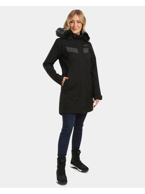 Kilpi Dámský zimní kabát Kilpi PERU-W Černá