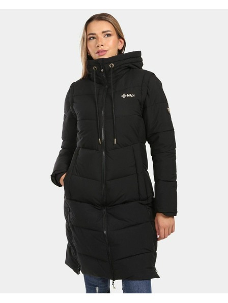 Kilpi Dámský zateplený kabát Kilpi SALI-W Černá