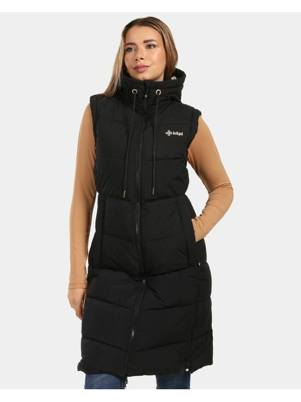 Kilpi Dámský zateplený kabát Kilpi SALI-W Černá