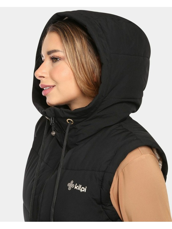 Kilpi Dámský zateplený kabát Kilpi SALI-W Černá