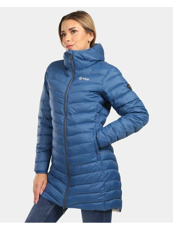 Kilpi Dámský zateplený kabát Kilpi LEILA-W Tmavě modrá