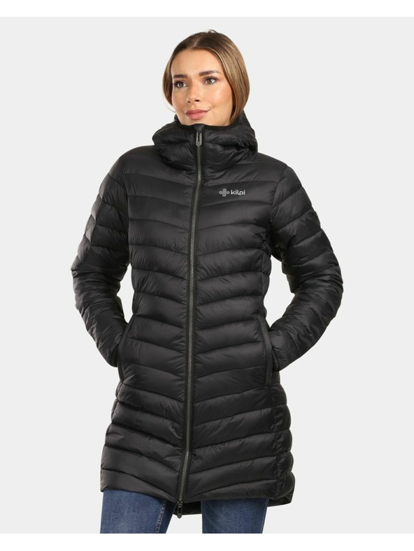 Kilpi Dámský zateplený kabát Kilpi LEILA-W Černá