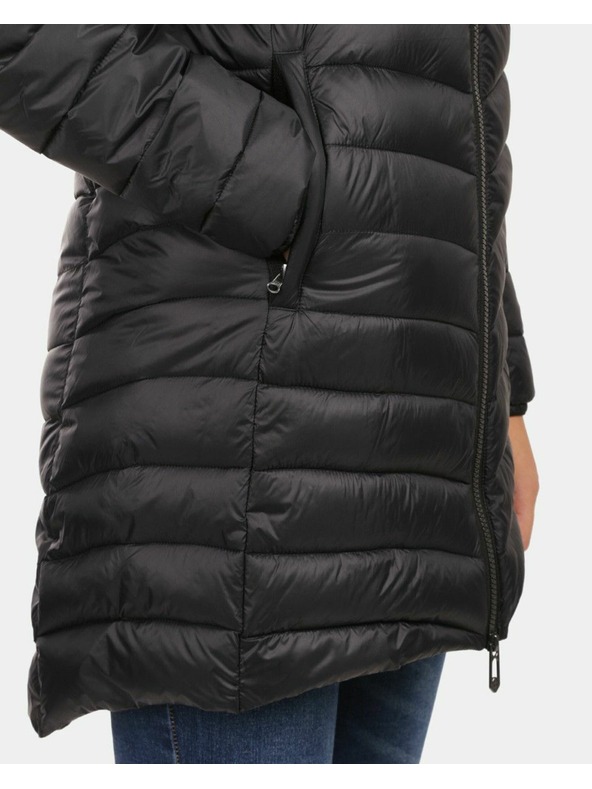 Kilpi Dámský zateplený kabát Kilpi LEILA-W Černá