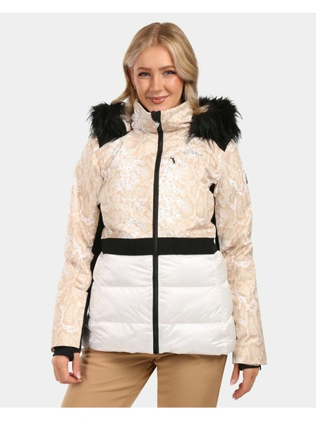 Kilpi Dámská lyžařská bunda s integrovaným vyhříváním Kilpi LENA-W Bílá